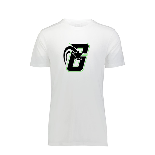 [FTSCUBWH-YS-LOGO2] Decker Youth Tri-Blend T-Shirt - Short Sleeve (Youth S, White, Logo 2)