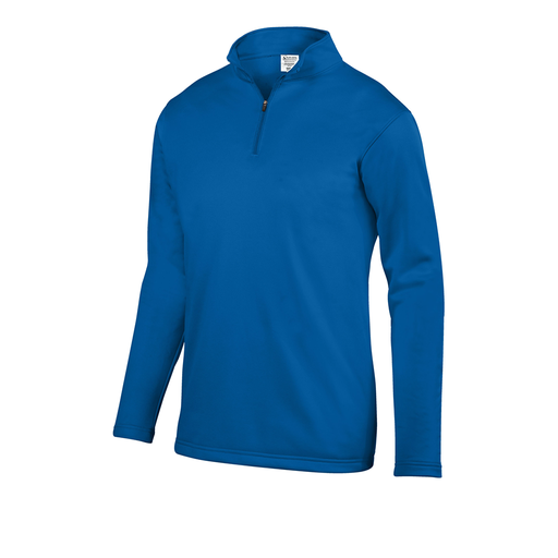 [FOLQFFRY-AS-LOGO5] Decker Men's FlexFleece 1/4 Zip (Adult S, Royal, Logo 5)