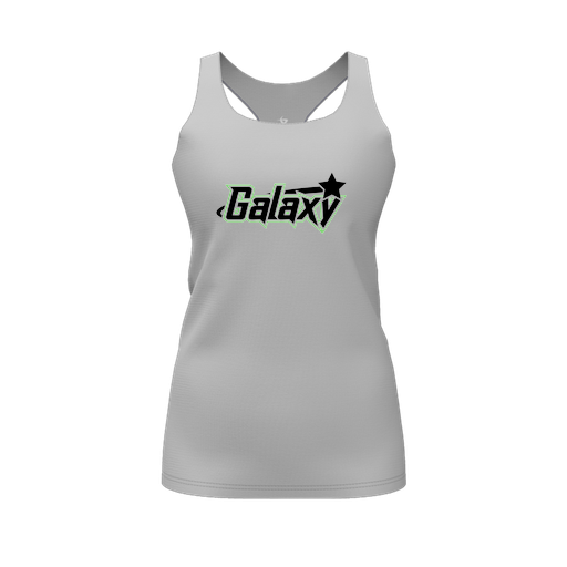 [FT0TRBGY-FYS-LOGO1] Decker Racerback Tank Top (Female Youth S, Gray, Logo 1)