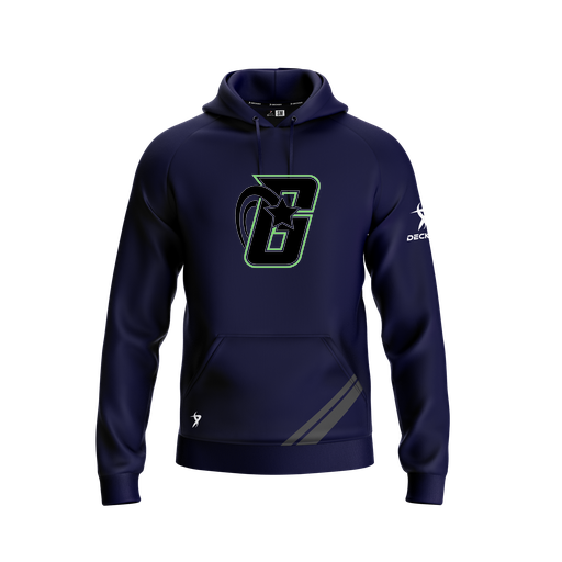 [FOLHSMNV-YXS-LOGO2] Decker Summit Hoodie (Youth XS, Navy, Logo 2)