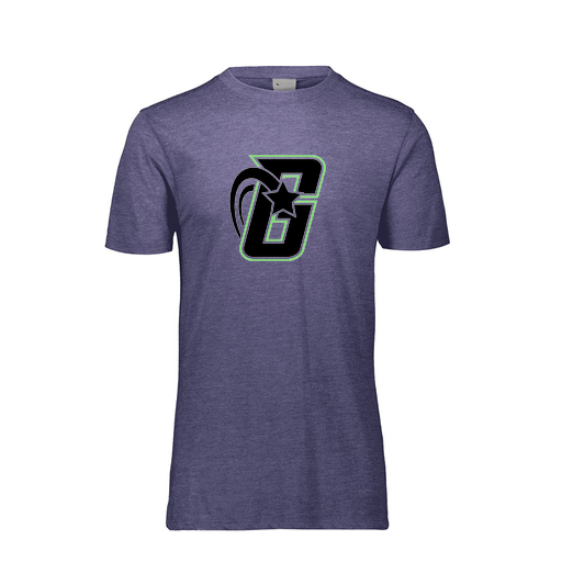 [FTSCUBRY-AS-LOGO2] Decker Men's Tri-Blend T-Shirt - Short Sleeve (Adult S, Royal, Logo 2)