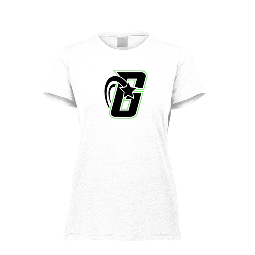 [FTSCUBWH-FAXS-LOGO2] Decker Women's Tri-Blend T-Shirt - Short Sleeve (Female Adult XS, White, Logo 2)