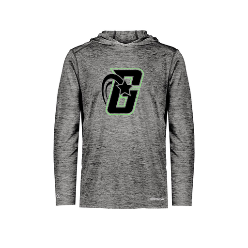 [CUS-DFW-CHGHOOD-PER-LSL-BLK-AS-LOGO2] Men's Charge Hoodie (Adult S, Black, Logo 2)