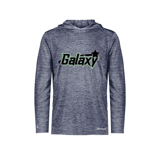 [FOLHCGNV-YS-LOGO1] Decker Youth Charge Hoodie (Youth S, Navy, Logo 1)