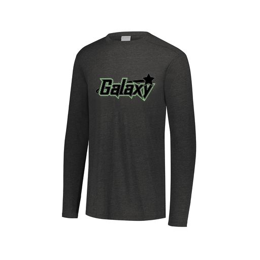 [FTLCUBBK-AXS-LOGO1] Decker Men's Tri-Blend T-Shirt - Long Sleeve (Adult XS, Black, Logo 1)