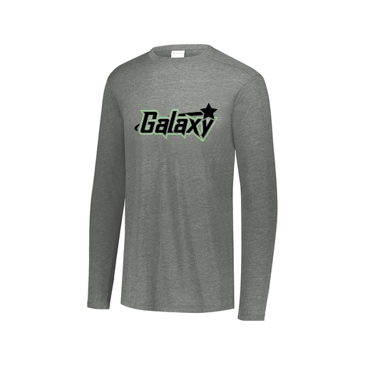 [FTLCUBGY-AXS-LOGO1] Decker Men's Tri-Blend T-Shirt - Long Sleeve (Adult XS, Gray, Logo 1)