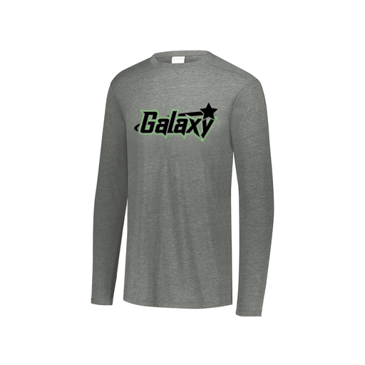 [FTLCUBGY-YS-LOGO1] Decker Youth Tri-Blend T-Shirt - Long Sleeve (Youth S, Gray, Logo 1)