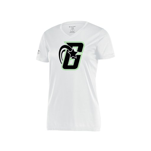 [222820.005.S-LOGO2] Ladies Movement Dri Fit Shirt (Female Adult S, White, Logo 2)