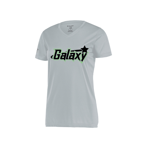 [222820.099.S-LOGO1] Ladies Movement Dri Fit Shirt (Female Adult S, Silver, Logo 1)